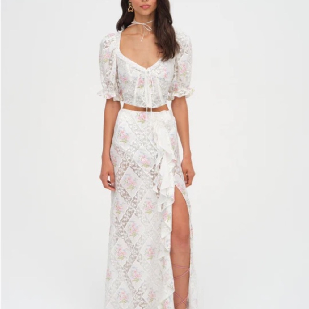 FOR LOVE & LEMONS Diana Top & Skirt